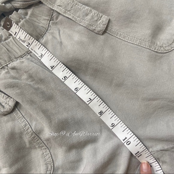 Anthropologie {Cartonnier) linen paper bag waist pants *shop@iamwarrior - Picture 7 of 9